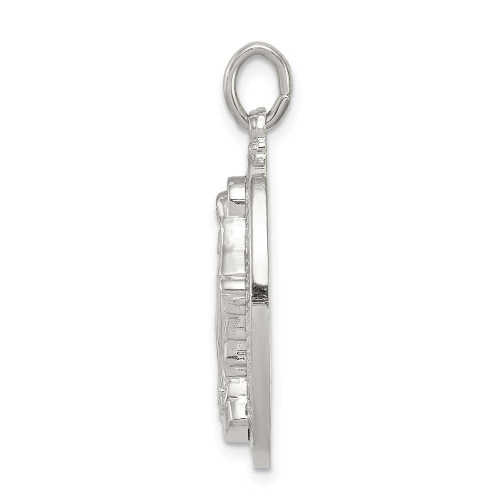 Sterling Silver Miraculous Medal Pendant Holiday Gift for Women