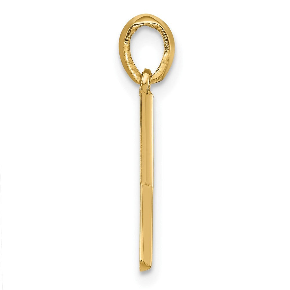 14k Yellow Gold Fancy Letter Y
