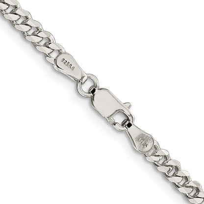 Sterling Silver 3.5mm Curb Chain Necklace