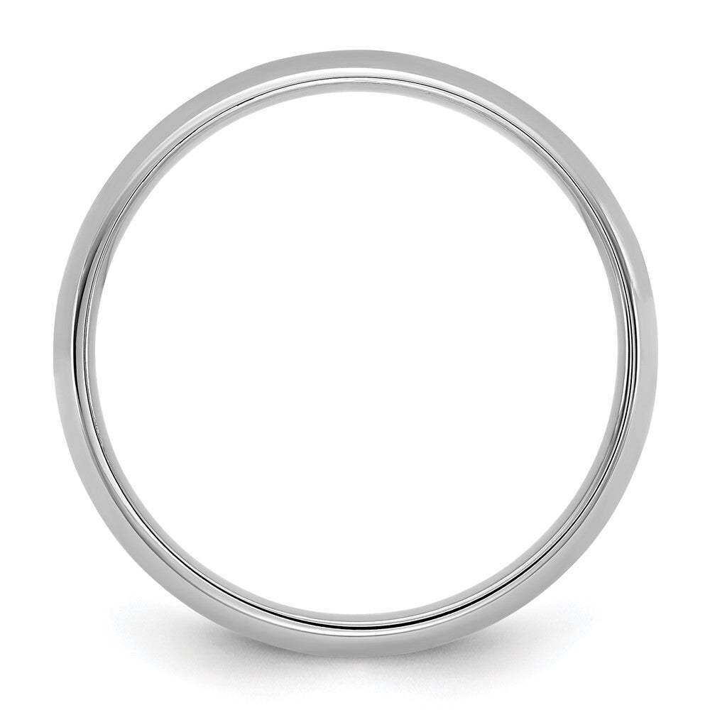 14k White Gold 4.5mm LTW Comfort Fit Band Size 7
