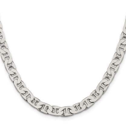 Sterling Silver 6.5mm Flat Anchor Chain