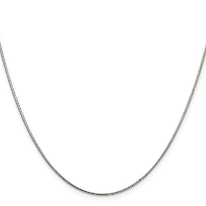 Sterling Silver 1mm Snake Chain