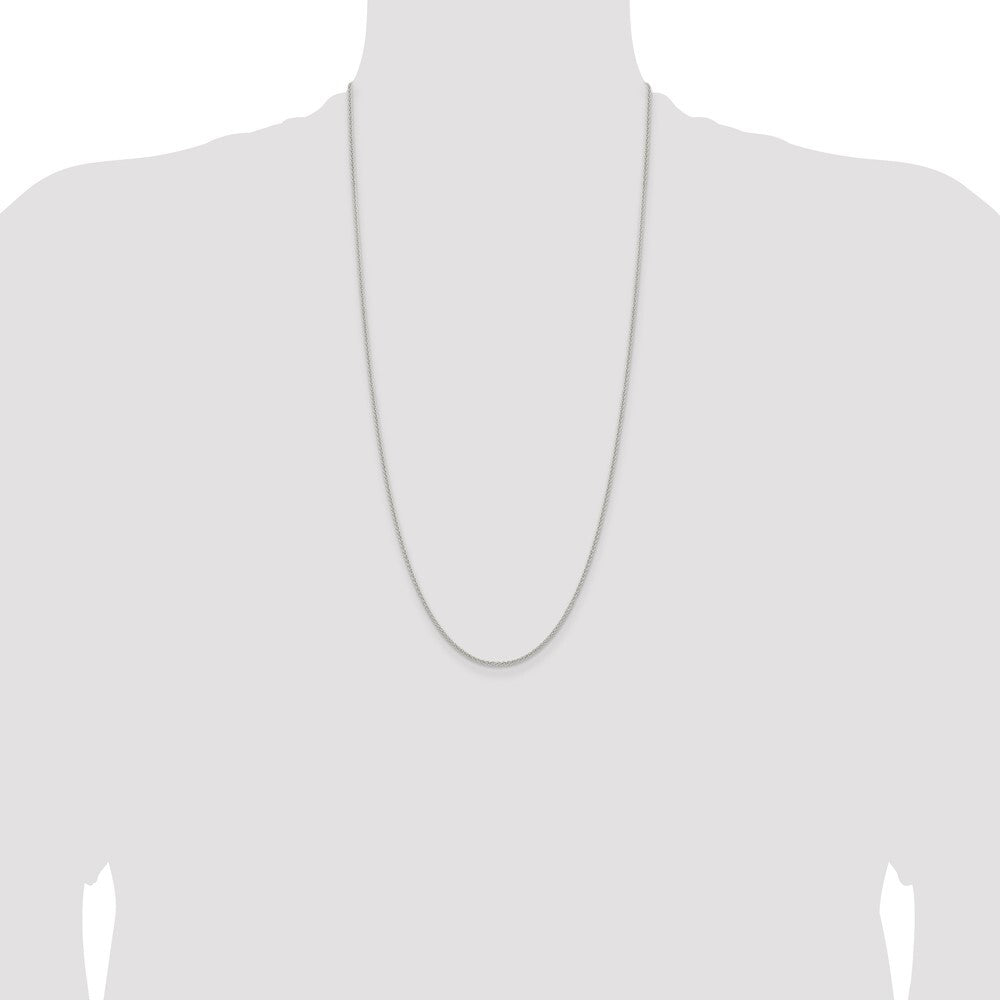 Sterling Silver 1.6mm Round Spiga Chain