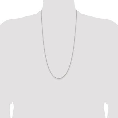 Sterling Silver 1.6mm Round Spiga Chain