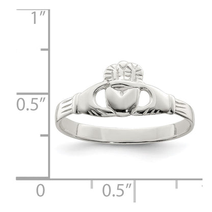 Sterling Silver Claddagh Ring Size 7