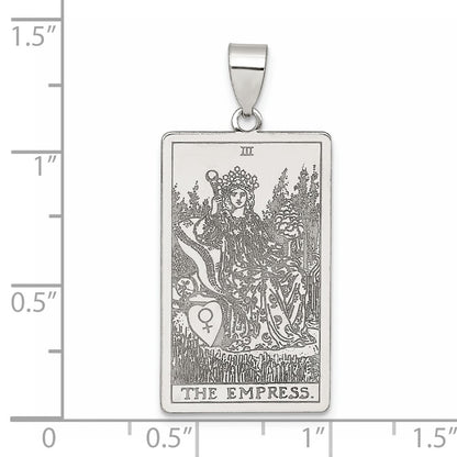 Sterling Silver The Empress Tarot Card Pendant