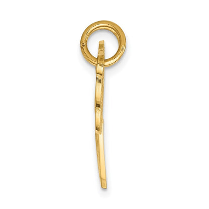 14k Yellow Gold Polished 2 Piece Break Apart HE WHO HOLDS THE KEY Charm Pendants