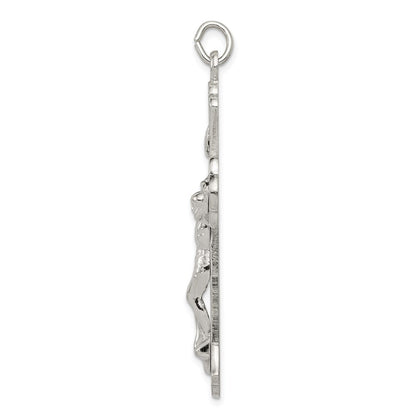 Sterling Silver INRI Crucifix Pendant Holiday Gift for Women