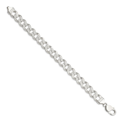 Sterling Silver 11.0mm Curb Chain Bracelet