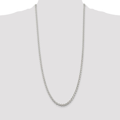 Sterling Silver 4.6mm Rolo Chain