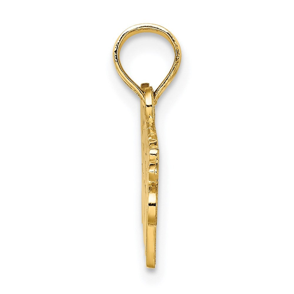 14k Yellow Gold POLICE OFFICER'S MOM Charm