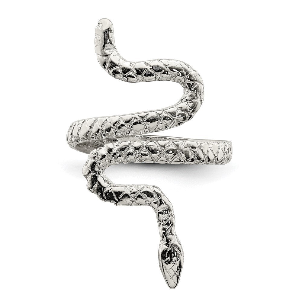 Sterling Silver Snake Ring Size 6