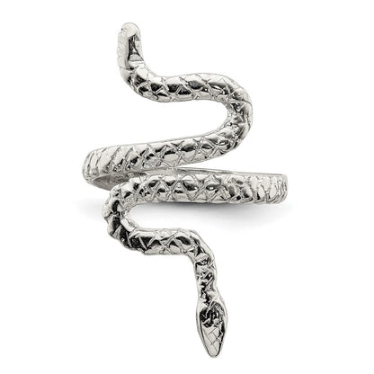 Sterling Silver Snake Ring Size 6