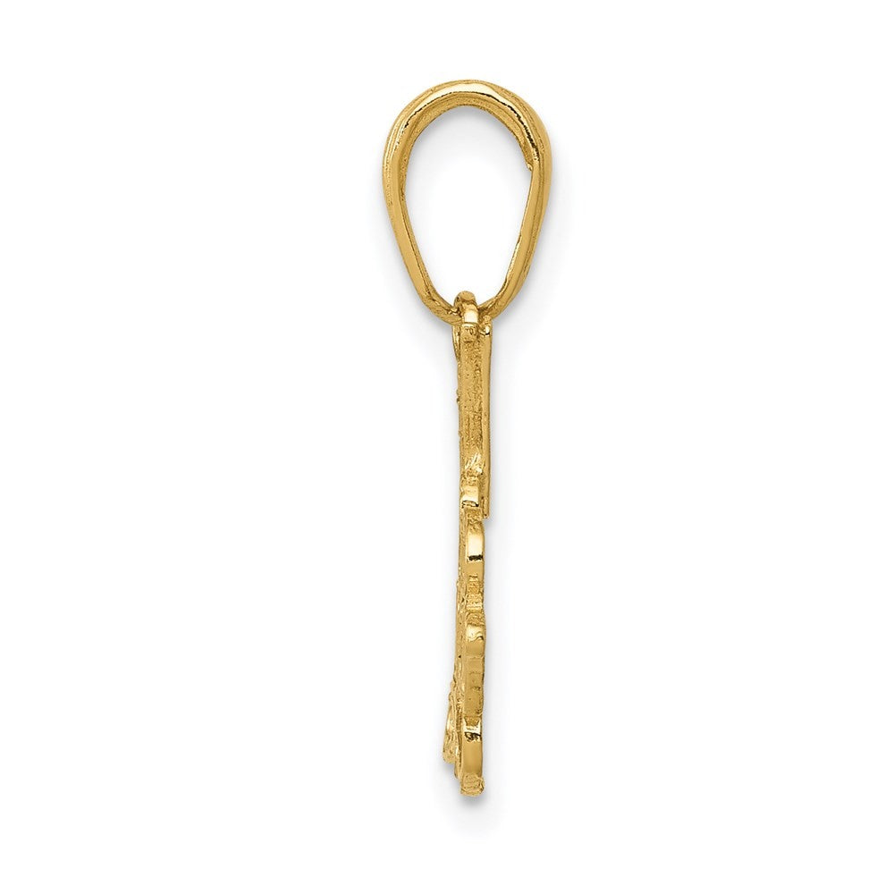 14k Yellow Gold #1 DAUGHTER Pendant