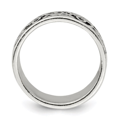 Sterling Silver Antiqued Celtic Knot Ring Size 11