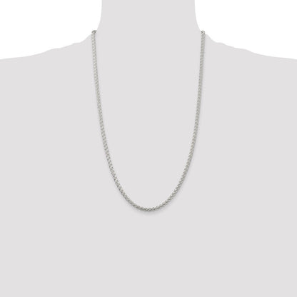 Sterling Silver 3mm Round Spiga Chain