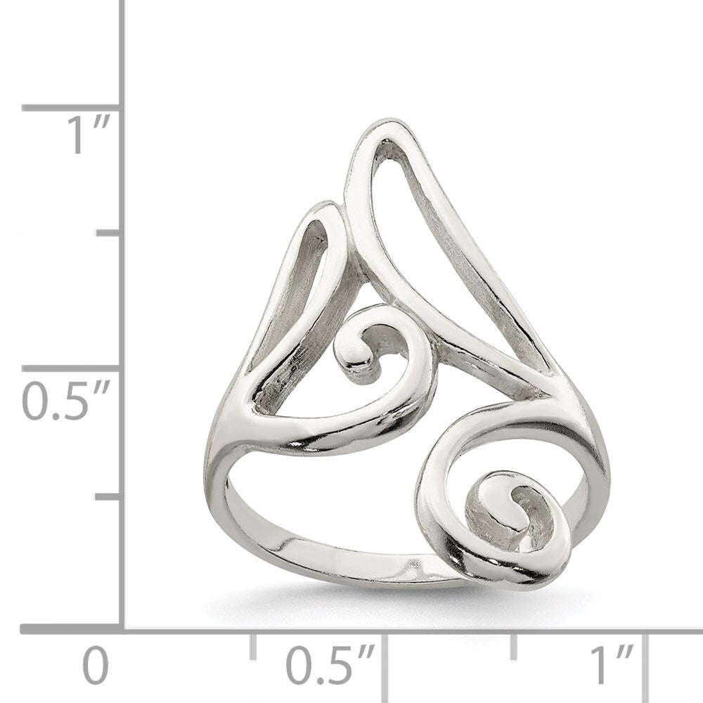 Sterling Silver Polished Ring Size 7
