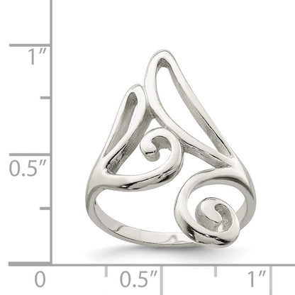 Sterling Silver Polished Ring Size 7