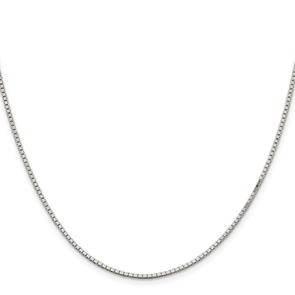 Sterling Silver 1.5mm Box Chain Necklace