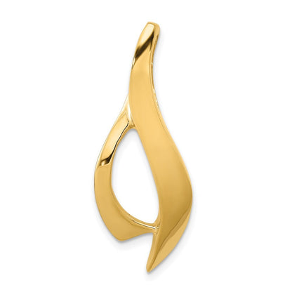 14k Yellow Gold Fancy Fits 6mm Omega Slide