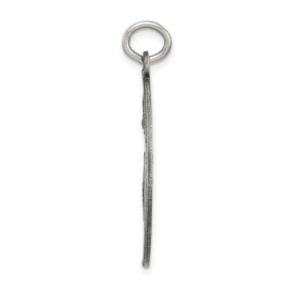 Sterling Silver Antiqued Mizpah Charm Holiday Gift for Women