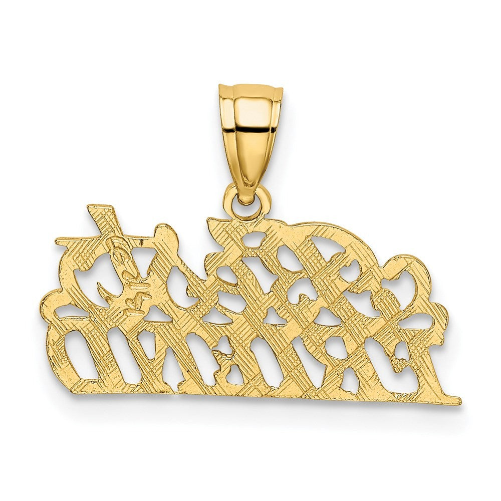 14k Yellow Gold BEST FRIEND Charm