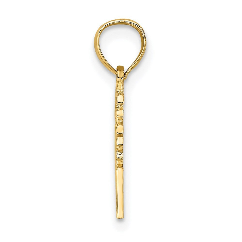 14k Yellow Gold LIVE LAUGH LOVE Charm