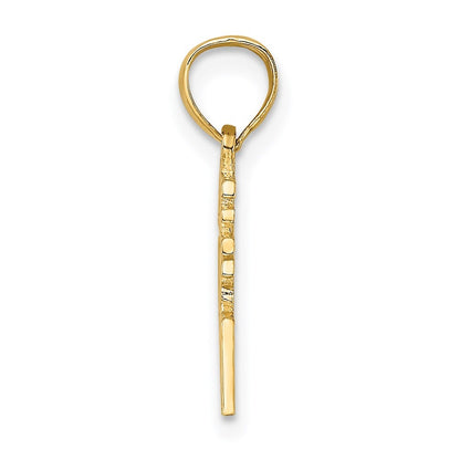 14k Yellow Gold LIVE LAUGH LOVE Charm