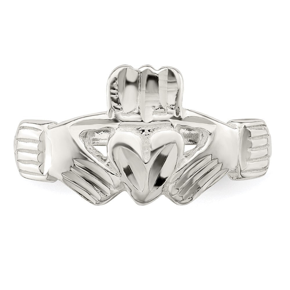 Sterling Silver Claddagh Ring Size 7
