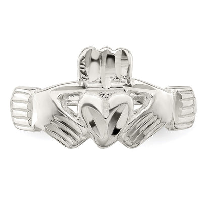 Sterling Silver Claddagh Ring Size 7