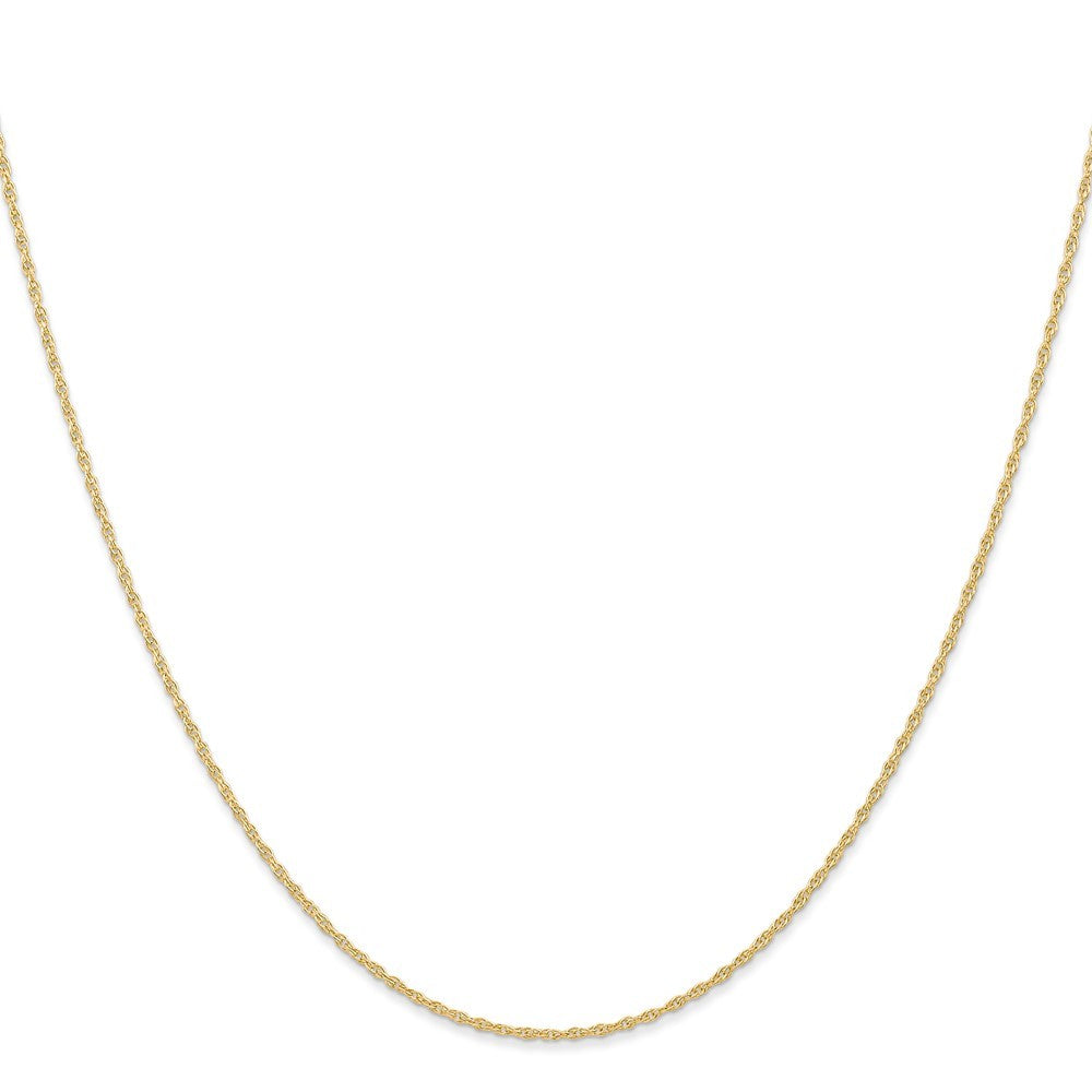14k Yellow Gold 14" Carded .95mm Cable Rope Chain Necklace