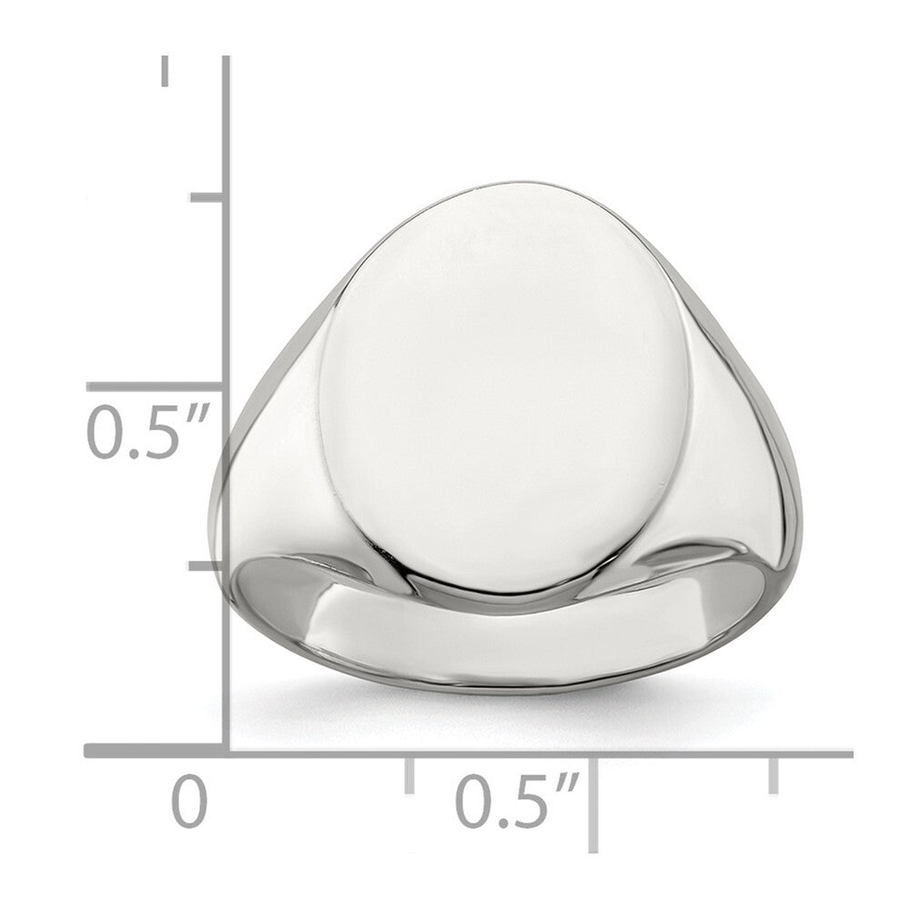Sterling Silver Signet Ring Size 7