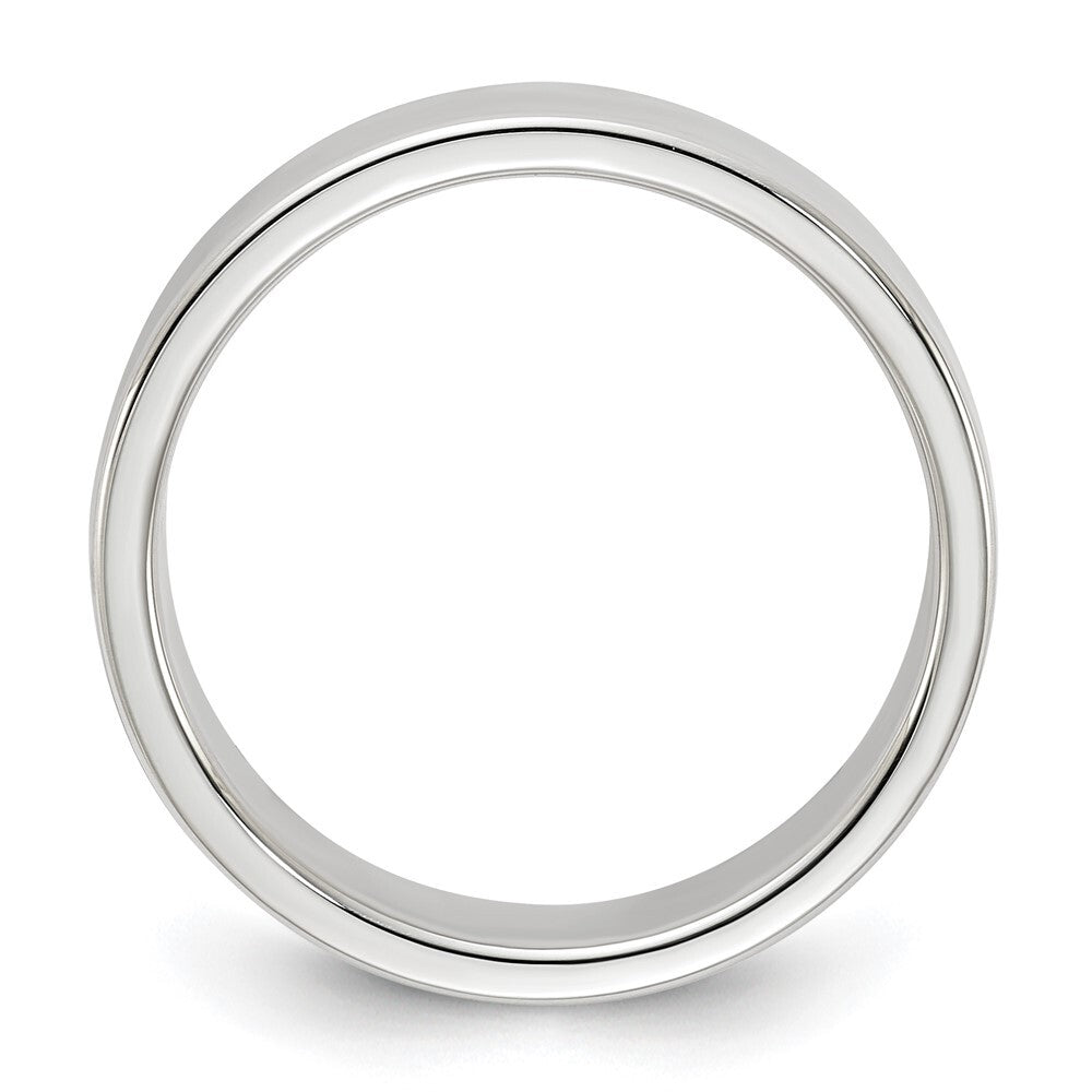 Sterling Silver 5mm Lightweight Flat Size 10 Band Ring