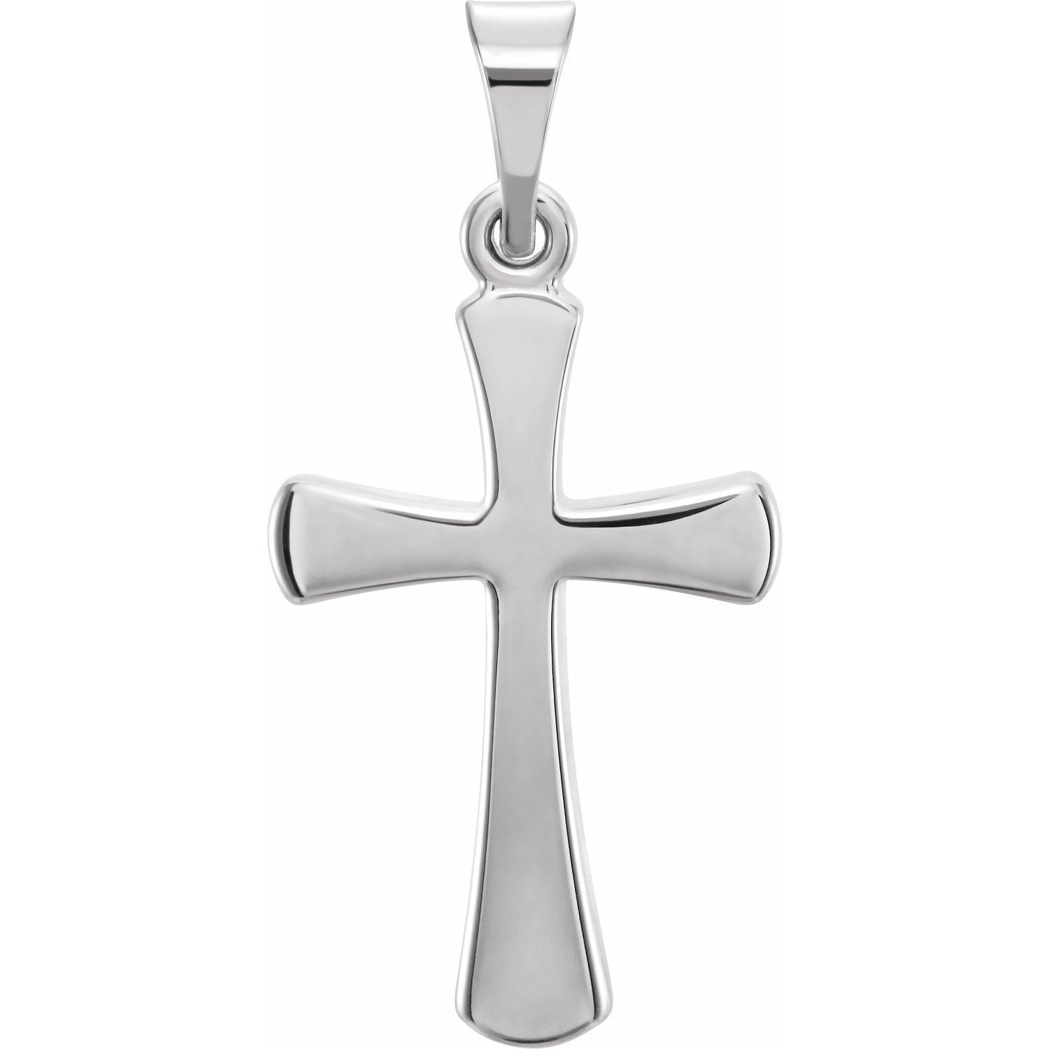 Sterling Silver Crucifix Catholic Cross Pendant Fine Jewelry Gift for Her