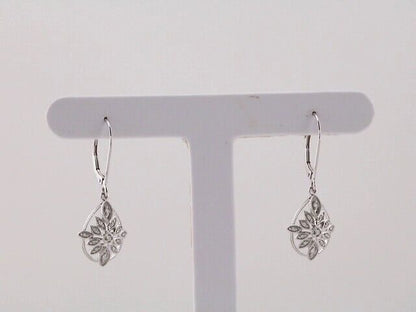 Sterling Silver 1/6 CTW Natural Diamond Granulated Filigree Stud Earrings