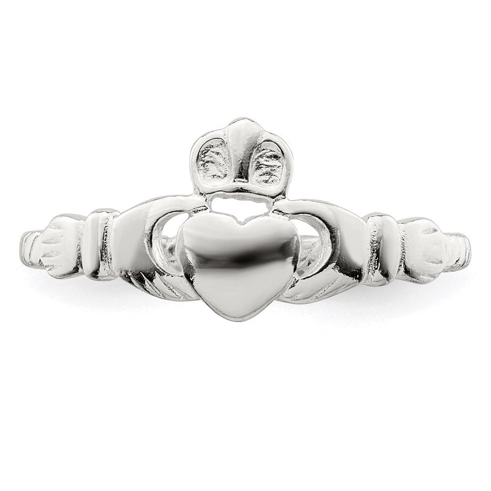 Sterling Silver Claddagh Ring Size 7