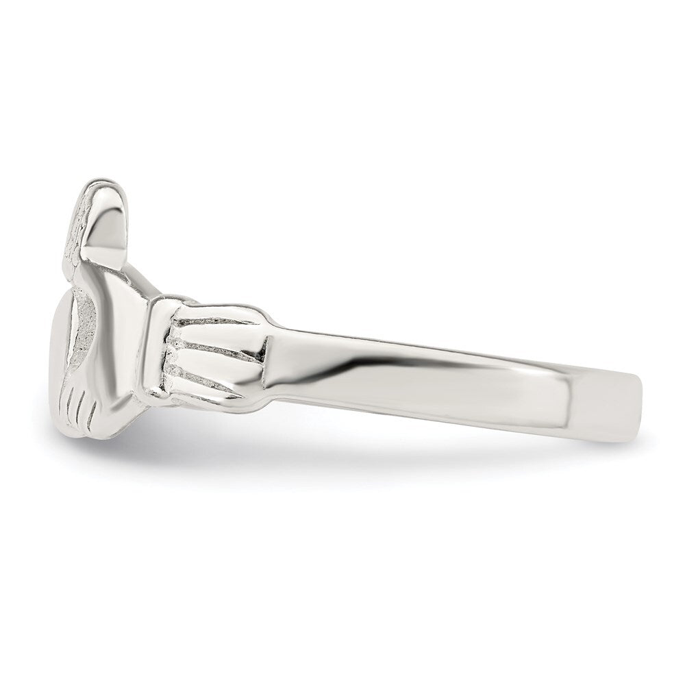 Sterling Silver Claddagh Ring Size 6