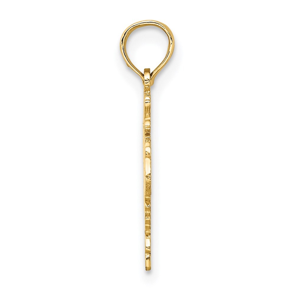 14k Yellow Gold 100% SCORPIO Zodiac Charm