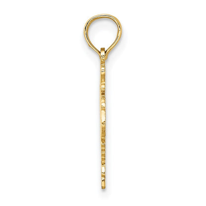 14k Yellow Gold 100% SCORPIO Zodiac Charm