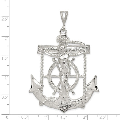 Sterling Silver Mariner Cross Pendant Holiday Gift for Women