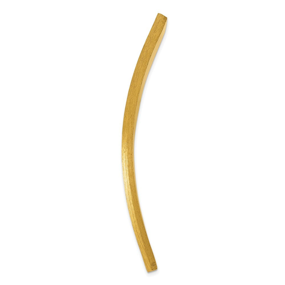 14k Yellow Gold 48x15.5x2 mm ID Plate
