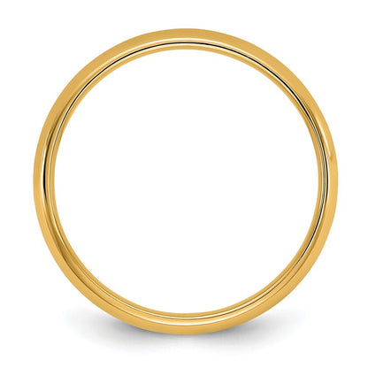 14K Yellow Gold 3.5mm LTW Comfort Fit Band Size 8