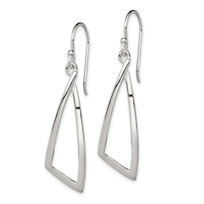 Sterling Silver Polished Fancy Dangle Earrings