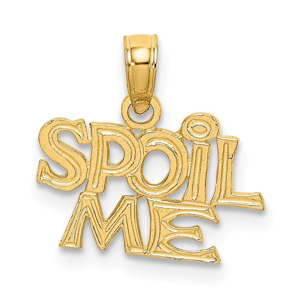 14k Yellow Gold SPOIL ME Charm