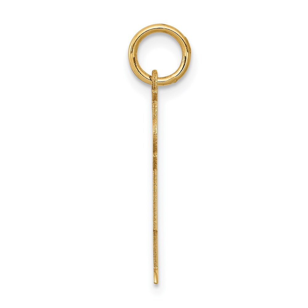 14k Yellow Gold Kid Charm Pendant for Women