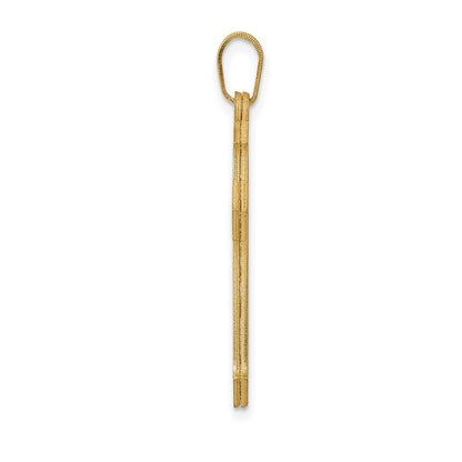 14k Yellow Gold Passion Cross Pendant