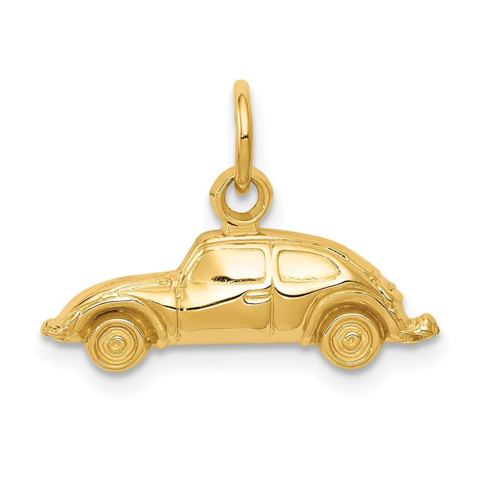 14k Yellow Gold Car Charm