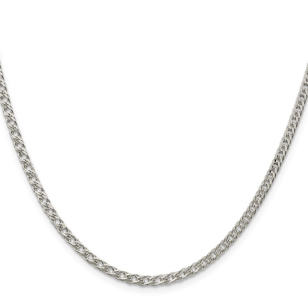 Sterling Silver 3.3mm Rambo Chain Necklace