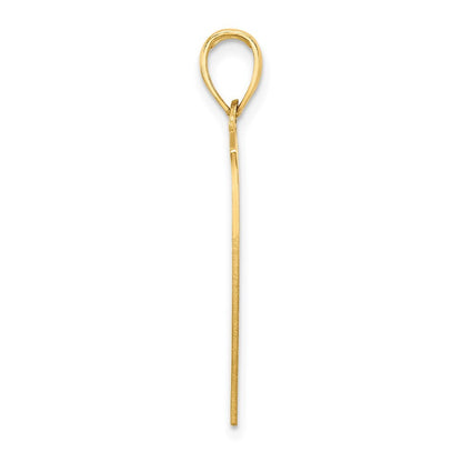 14k Yellow Gold Emergency Medical Technician Charm Pendant for Women