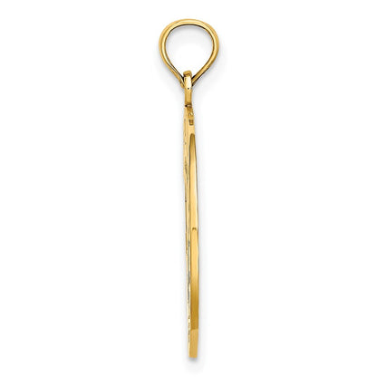 14k Yellow Gold KENNEBUNKPORT Dolphins Charm